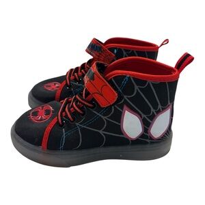 Spiderman Kids Shoes - Black and Red